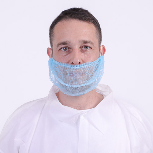 Disposable beard cover mask with single loop