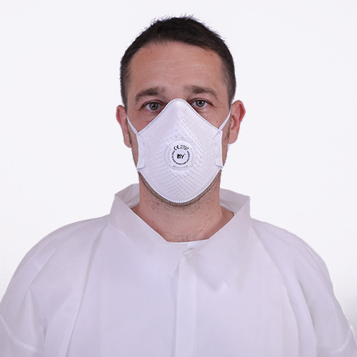 FFP1 respirator with valve