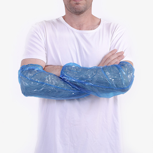 PE sleeve cover machine made elastic cuff