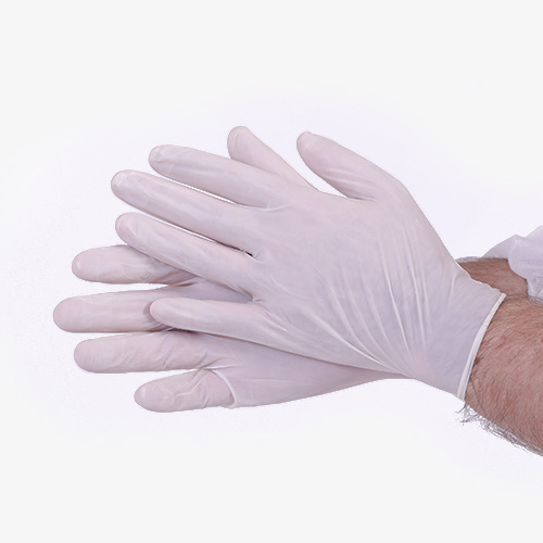 Powdered free latex glove