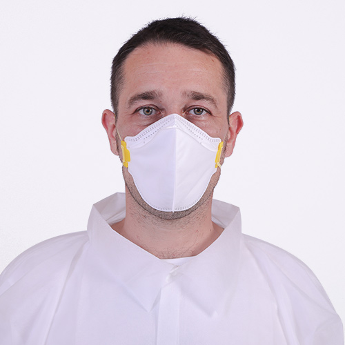Nonwoven fodable FFP1 mask without valve