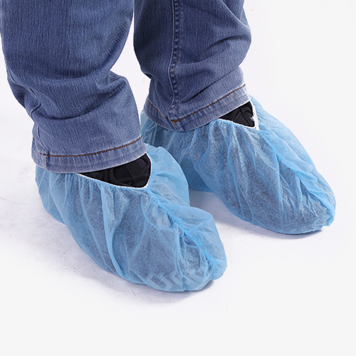 PP non-skid shoe cover elastic at sole