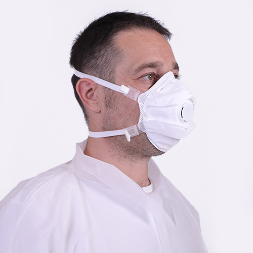 FFP3 dust mask with valve