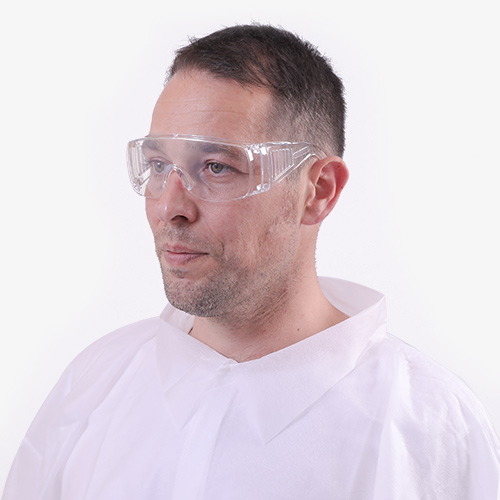 Goggles one-piece lens designed for perfect view