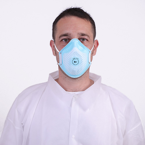 FFP2 respirator without valve