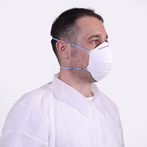 Cone face mask FFP2 without valve